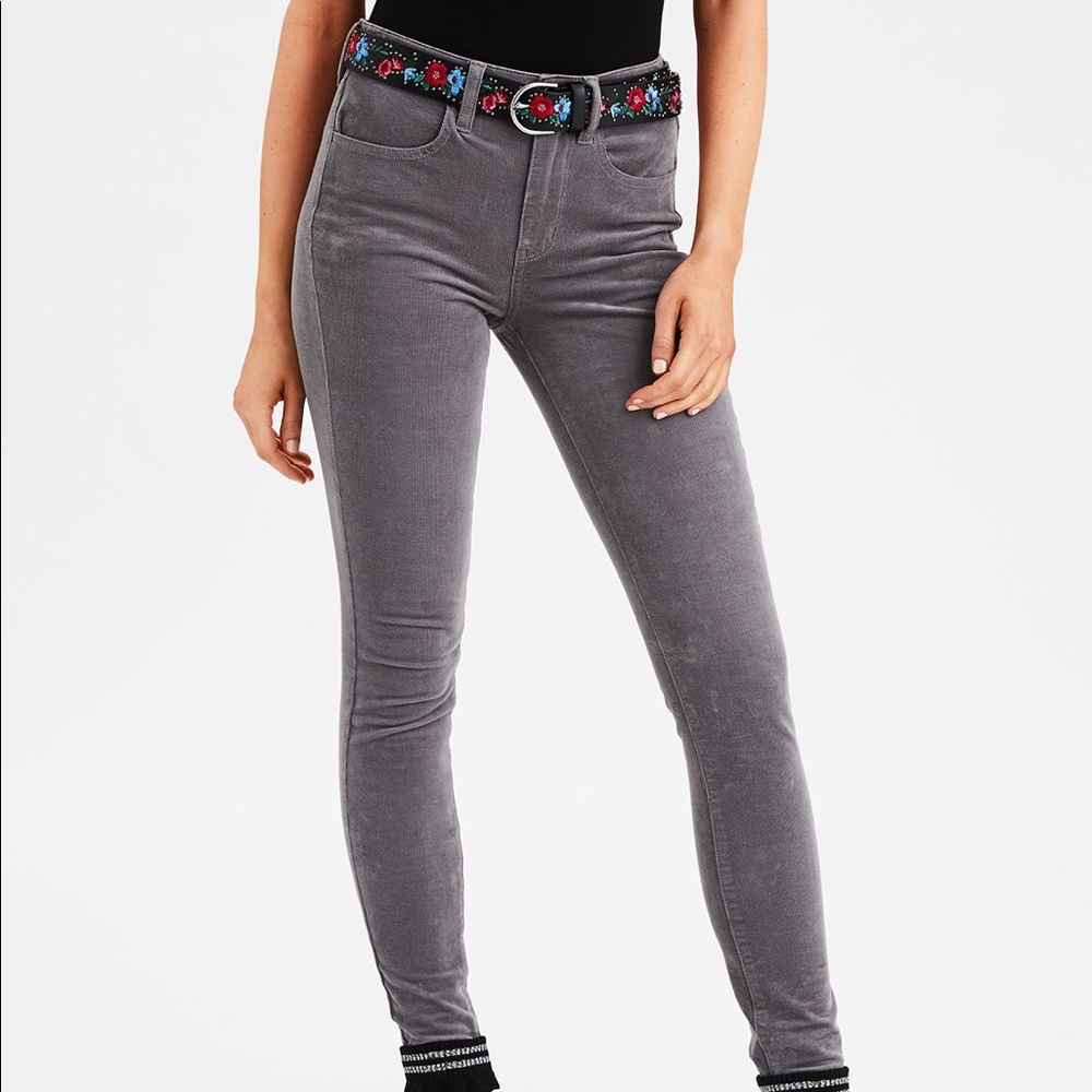HIGH-WAISTED CORDUROY JEGGING 6 XL